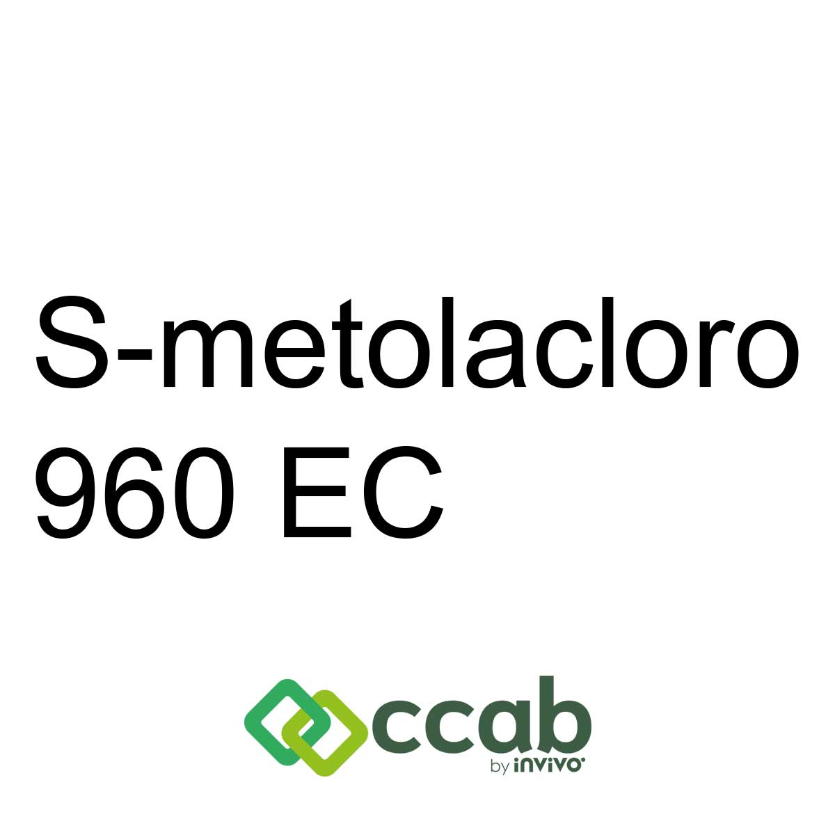 Herbicida S-metolacloro 960 Ec Ccab - 20 Litros | InstaAgro