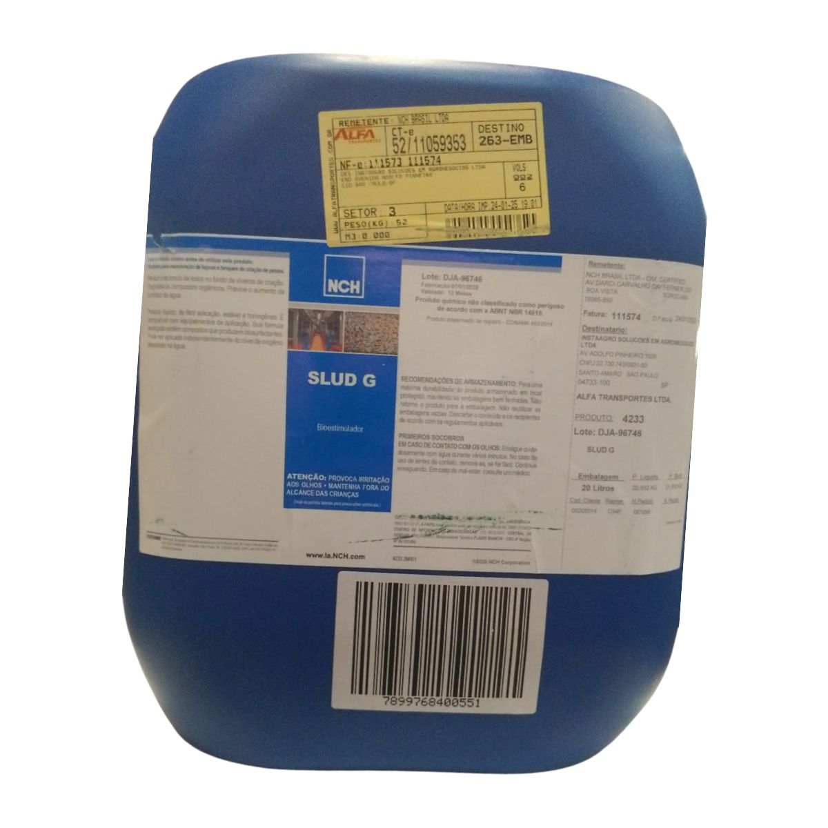 Slud G Boost Piscicultura Nch - 20 Litros