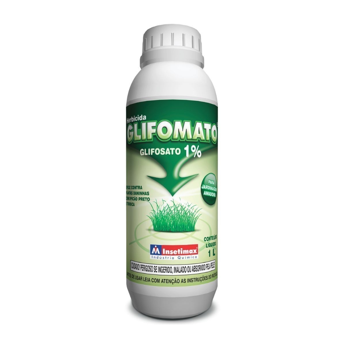 Herbicida Mata Mato Glifomato 1% Jardim Insetimax - 1 Litro