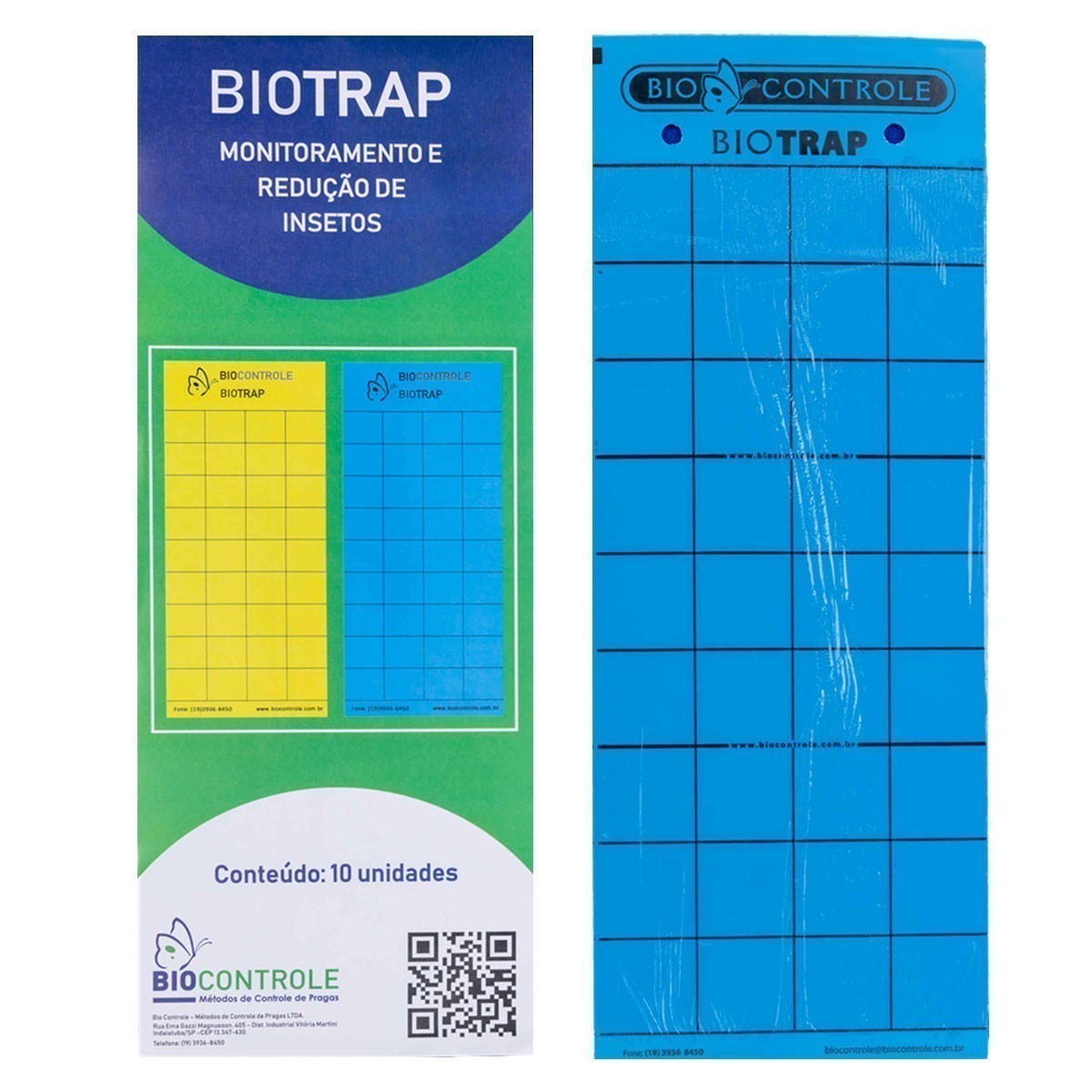 Biotrap Plaquinha Azul Bio Controle - 10 Unidades | InstaAgro