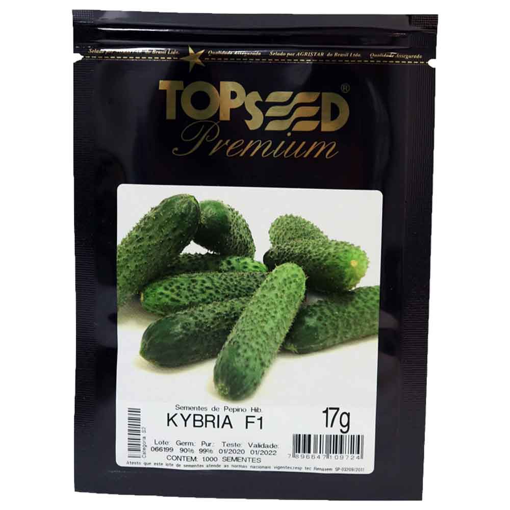 Sementes De Pepino Conserva Híbrido Kybria F1 Topseed Premium