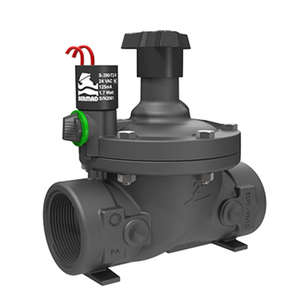 Valvula On/Off Eletrica 24 VAC 11/2"